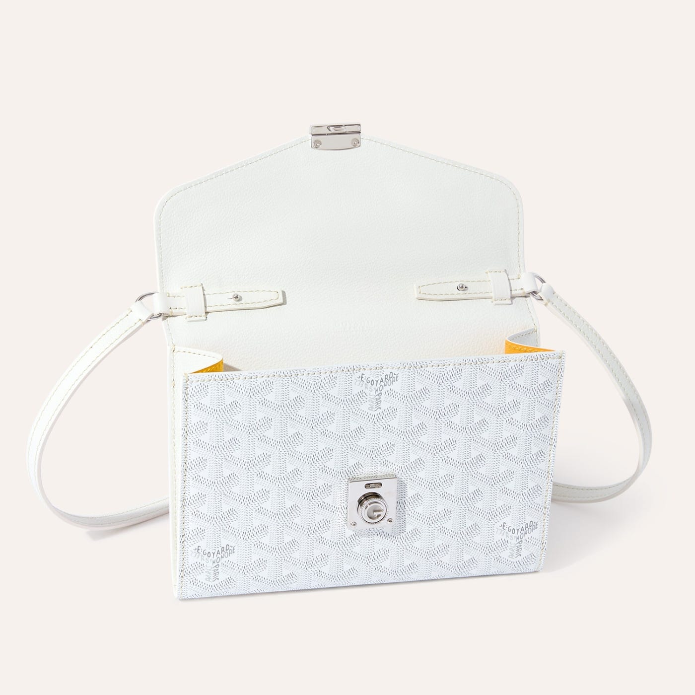 Goyard Chypre Wallet-Pouch White - Image 4